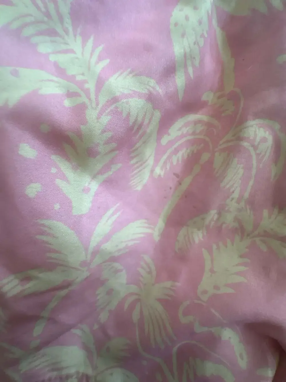 Spicy Tuna Pink Palm Tree Print Boys Swim Trunks Size 10